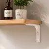 Soporte Curvo Soporte Triangular de 90 Grados Estante de Madera Fijo Estante de Almacenamiento Montado en la Pared Estante Recto Soporte de Ángulo Recto