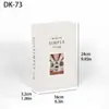 Livro Falso Inglês Minimalista Moderno Dobrável Moda Estilo Ins Ornamento Prop de Livro Modelo de Livro Decoração Suave para Quarto Livro