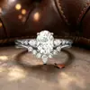 Anillos de estilo europeo y americano de circonita dorada y blanca más vendidos transfronterizos, anillos de vacaciones para mujer, anillos de moda y únicos al por mayor