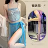 Lingerie Sexy Feminina Estilo República da China Conjunto Sexy Retrô Hanfu Tentação Transparente Faixa de Barriga Clássica Conjunto de Pijama Feminino