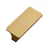 Manija de Cajón de Aleación de Aluminio Moderna Lujo Ligero Mesa de Noche Mesa de Café Gabinete de TV Manija de un Agujero Venta al por Mayor Foshan Ferretería de Aluminio