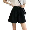Shorts Casuales Talla Grande para Mujer Verano 2026 Nuevos Cintura Alta Adelgazantes Sueltos Versátiles de Línea A Pierna Ancha