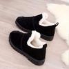 [impulse] zapatos de algodón nuevos de otoño e invierno para mujer, cálidos de invierno con forro de felpa, versión coreana de zapatos casuales combinables, sin cordones