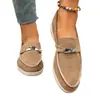 Zapatos de Frijol Transfronterizos Europeos y Americanos para Primavera y Otoño Cómodos 2026 Zapatos de Vestir Mocasines Perezosos para Mujer Antideslizantes Estilo Nuevo Venta al por Mayor Talla Grande