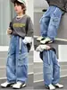 Pantalones infantiles Rantuo 2026 modelo nuevo, jeans para niños mayores, estilo de diseñador para niños, pantalones largos sencillos y modernos, transfronterizo