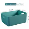 Caja de almacenamiento de plástico color Morandi caja de almacenamiento para armario ropa interior pantimedias caja de almacenamiento para snacks juguetes con tapa caja de almacenamiento