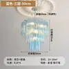 Lámpara de araña para sala de estar de Murano, luz principal para el recibidor, villa de lujo francés, escalera de doble altura, espacio abierto, lámpara colgante giratoria para hotel