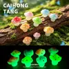 Enfeites de Resina de Cogumelo com Bolinhas Coloridas, Decoração de Paisagem em Miniatura Estilo Conto de Fadas da Floresta, Artesanato de Paisagismo para Plantas em Vasos com Musgo