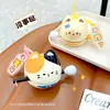 Colgante de Madera de Pez Golpeador de Mascota Creativo Lindo, Divertido Descompresión, Juguete Pequeño Portátil para Niños, Lindo Colgante para Mochila Escolar