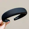 Diadema de corona alta estilo coreano, diadema de borde ancho, diadema para lavarse la cara con dientes, accesorio para el cabello de tela a cuadros de alta gama