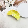 Joyería de Flor de Naranja Clip de Fruta de Dibujos Animados Versátil Pinza de Tiburón para la Parte Posterior de la Cabeza Pinza para el Cabello Lindos Accesorios para el Cabello de Niñas