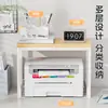 Gabinete de Almacenamiento para Impresora de Oficina, Organizador Lateral de Escritorio, Carrito Móvil, Soporte Elevado para Fotocopiadora, Organizador de Estación de Trabajo