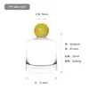 Nuevo producto del fabricante Hongyuan: Botella de spray de vidrio para perfume portátil de alta gama, botella vacía rellenable de gran capacidad