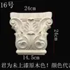 Soportes de viga tallados en madera maciza, capiteles de columna, dinteles de puerta, decoraciones de apliques de madera maciza, capiteles de columna romana, florones de esquina tallados europeos