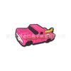 Tamancos de Desenho Animado de Carro Flor de Sapato Fivela Decorativa Fivela de Sapato Croc Borracha Macia Removível Acessórios para Sapatos de Jardim Decoração de Sapato de Desenho Animado