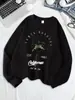 Sudadera Transfronteriza California Palma Diseño Santa Bárbara Pullover Street para Mujer Lana Sudadera Moda Otoño Polar