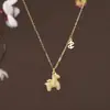 Collar con Colgante del Zodiaco Caballo de Plata de Ley S925 para Mujer, Colgante Atrae Riqueza Estilo Chino, Nueva Cadena de Clavícula de Gama Alta China