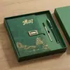 Cuaderno Planificador 2027 Página Diaria Cuaderno de Negocios A5 Engrosado Set de Caja de Regalo Personalizada