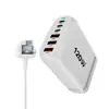 Carregador PD de Nitreto de Gálio 200W Multifuncional 120W 3A3 C Carregador de Mesa 160W Adaptador Multiuso 4C2A