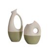 Vaso Cerâmico Pintado à Mão Morandi Minimalista Wabi-Sabi para Uso Comercial Transfronteiriço, Pousada, Decoração Suave de Showroom, Exibição de Arranjo de Flores Secas