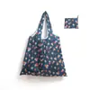 Bolsa de Compras Plegable, Nueva de Gran Capacidad, Bolsa Plegable Ecológica en Stock, Bolsa de Tote de Almacenamiento Plegable Portátil Impresa Creativa