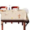 Mantel de Mesa Melard Impermeable y a Prueba de Aceite, Mantel Rectangular Sin Lavado, Mantel de Mesa de Café Estilo Ins de Lujo Ligero de Gama Alta
