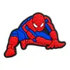 Pingentes de sapato da série Homem-Aranha, fivelas de sapato, pingentes de sapato de PVC para Crocs, mais vendidos na Amazon