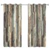 Cortinas Blackout Impresas para Exteriores con Imitación de Madera en Espiga, Personalizadas, para Balcón, Disponible Dropshipping