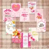 Tarjetas de Felicitación para el Día de la Madre, Tarjetas con Mensajes de Cumpleaños, Tarjetas Creativas Transfronterizas, Tarjetas de Felicitación Florales para Festividades, Venta al por Mayor de Fabricantes
