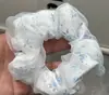 Elástico de Cabelo de Renda Estilo Coreano para Rabo de Cavalo, Scrunchie Grande, Elástico para Coque, Acessório de Cabelo de Luxo para Meninas