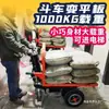 Carrinho de Mão Elétrico Veículo de Transporte para Canteiro de Obras para Mover Tijolos e Areia, Caminhão Basculante para Transporte de Ração Animal e Gado