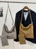 Bolso Cubo de Gamuza Vintage con Cadena para Hombro/Axila de Gran Capacidad para Mujer 2025 Otoño/Invierno Nuevo Bolso Cruzado para Madre e Hija