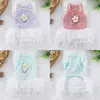 Vestido de Princesa Hueco con Tirantes Fino para Perros y Gatos, Temporada de Primavera y Verano, Vestido para Mascotas Perro Pequeño Teddy Bichon