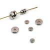 Nova Pulseira Mais Vendida Corrente para Clavícula Grampo de Cabelo Brincos Contas Acessórios DIY Transfronteiriço Aço Inoxidável Espaçador Arruela