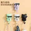 Gancho creativo para colgar gafas en el pasillo, para el baño, con dibujos animados, para colgar en la pared, con forma de gato