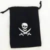 Bolsa de Pirata Accesorios Calavera Halloween Juguetes de Pirata Plástico Bolsa de Monedas de Oro Decoraciones Venta Directa de Fábrica