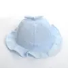 Sombrero de sol de primavera y verano sombrero de pescador para niños sombrero de cubo encaje transpirable lindo sombrero de bebé venta al por mayor de fábrica