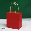 Bolsas de Papel Kraft para Regalos en Stock, Bolsas para Empaque de Regalos Navideños, Bolsas de Empaque Personalizadas para Llevar Té de Leche, Café y Bebidas