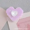 Accesorios de Acrílico de Gato de Dibujos Animados, Sensación de Lujo Ligero y Gama Alta, Pinzas para el Cabello, Materiales Hechos a Mano en Forma de Corazón, Lazos, Manualidades de Primavera Hechas a Mano