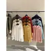 Camisa de Manga Larga Casual Básica Versátil KITTIN Cepillada para Mujer, Primavera y Otoño, Holgada, Color Sólido, con Bolsillo