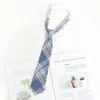 Camisa Uniforme Escolar Perezoso Mierda Cuello Cuadros Uniforme Japonés Corbata Jk Femenino Sin Cinturón Masculino Estilo Universitario Original Pareja Ins