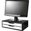 Suporte para Monitor com 2 Gavetas 39X26X12 MDF Pt/Bc