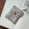 Bolsa de Regalo de Tela Brocada para Bordado de 24 Colores Estilo Japonés Bolsa Wenwan Bolsa de Almacenamiento para Joyería Cartera con Solapa de Tela con Logo