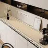 Mantel individual estilo francés, impermeable y a prueba de aceite, lavable, mantel largo, protector de encimera de mueble de TV, alfombrilla anti-suciedad para zapatero
