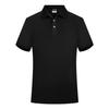 Camisa polo de verão bordada logo grupo reunião empresa trabalho roupas de fábrica lapela roupas de trabalho de verão