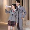 Conjunto de Uniforme Escolar para Estudiantes Hombres y Mujeres, Escuela Secundaria, Preparatoria, Uniforme de Clase Universitaria, Traje Estilo Preppy, Chaleco, Uniforme JK, Uniforme de Maestro de Jardín de Infancia
