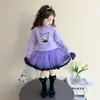 Conjunto de Falda para Niñas, Nuevo Elegante Conjunto de Dos Piezas Kuromi para Niños, Falda Tutú Primavera y Otoño 2026