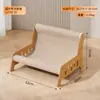 Tabla Rascadora y Cama para Gatos Combinadas, Resistente al Desgaste y que no Suelta Pelo, Nido para Gatos Estilo Escritorio, Resistente a los Arañazos, Adecuado para Todas las Estaciones, Cama Suave con Cojín para Mascotas