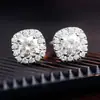 Pendientes Huajie Europeos y Americanos Transfronterizos de Deseo Geométricos Simples para Mujer, Pendientes Elegantes Clásicos de Circonita, Accesorios Diarios de Moda