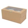 Blanco/Piel de Vaca 2/4/6/12 Caja Gemaifen Caja para Cupcakes Caja para Cupcakes Caja para Tartaletas Caja para Rollos de Papel